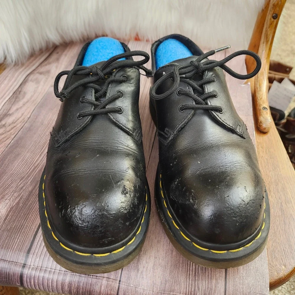 Dr. Martens 1461  Steel Toe Safety Shoes Slip Resistant Work Oxfords Sz L11 M10 - Picture 12 of 12